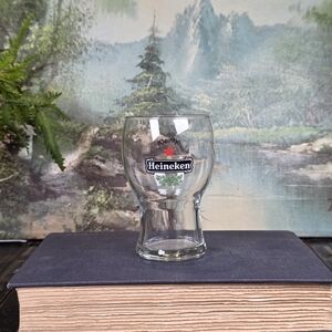 Vintage Heineken "Kleintje" Beer Glass Small Lager Tulip Dutch Pubware